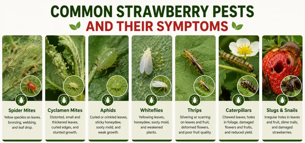 Damage Do Strawberry Pests and Diseases