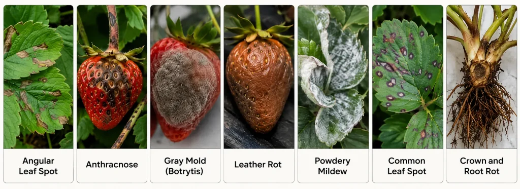 Most Important Strawberry Diseases
