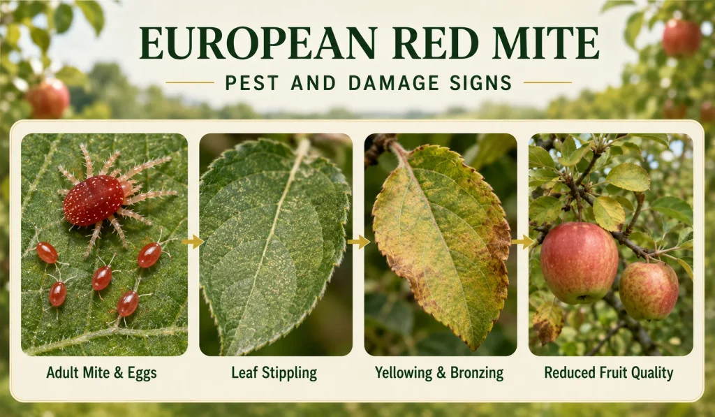 How to Identify European Red Mite